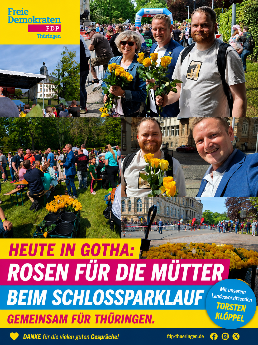 Torsten Klöppel Verteilt 400 Rosen