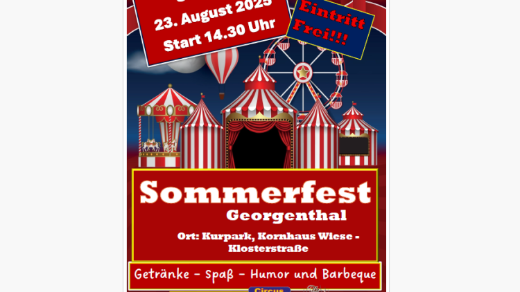 Sommerfest FDP Kreisverband Gotha 23. August 2025 Georgenthal